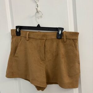 Abercrombie & Fitch Tan fake suede Women's Shorts